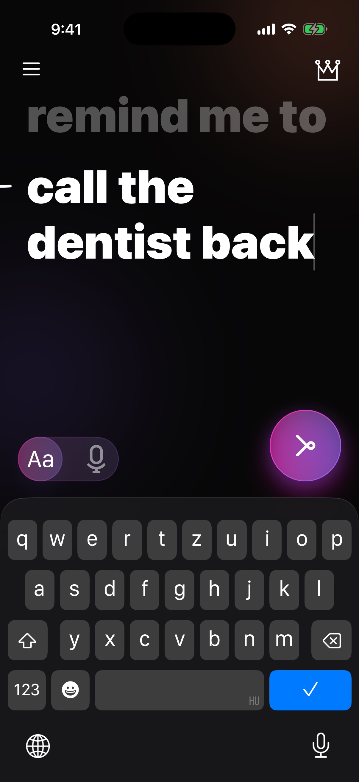 Knot on iPhone: type what you must not forget